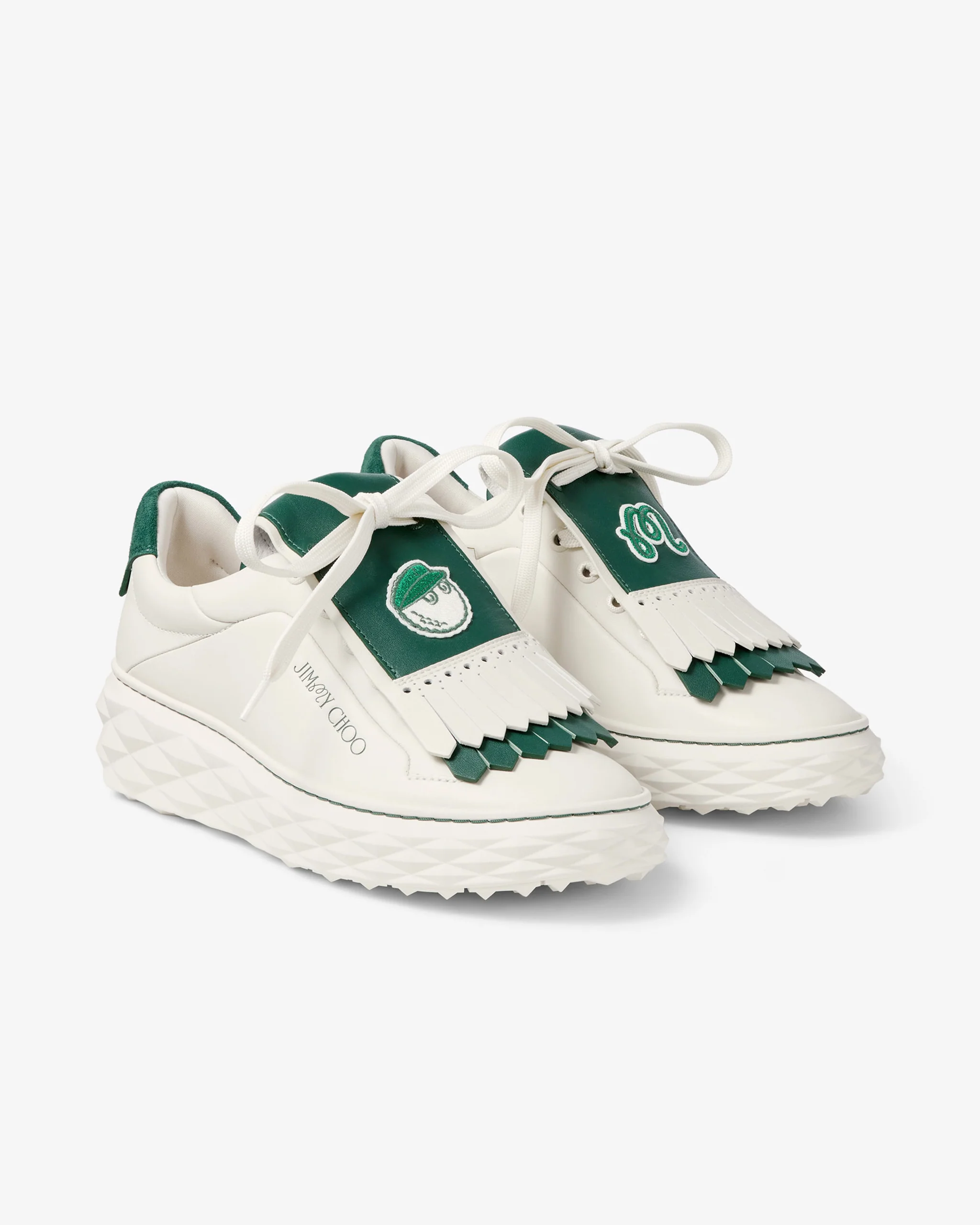 JIMMY CHOO X MALBON WOMENS DIAMOND GOLF SHOE - Image 4